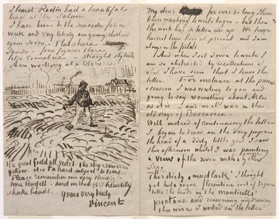 Carta a John Peter Russell de Vincent van Gogh